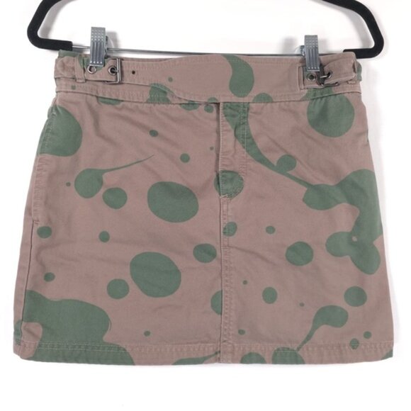 MARC JACOBS Mini Skirt Denim Cotton M4004619 Granite Multi Size 4 - Picture 2 of 12